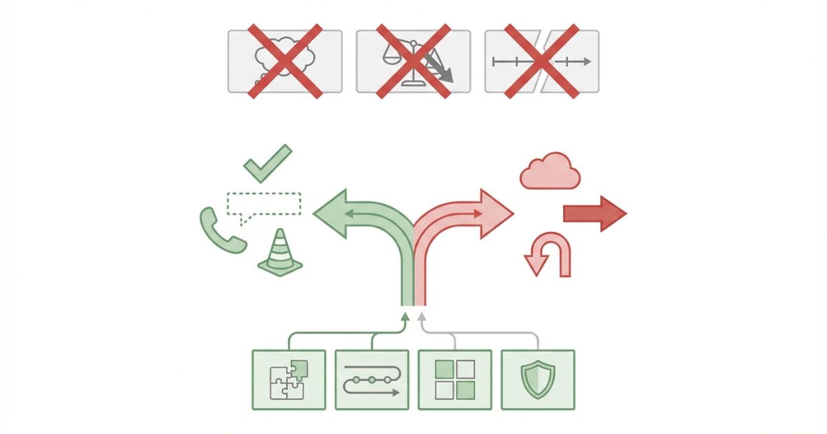 主観や断定や時系列欠落などNGを避ける分岐とチェックの図解