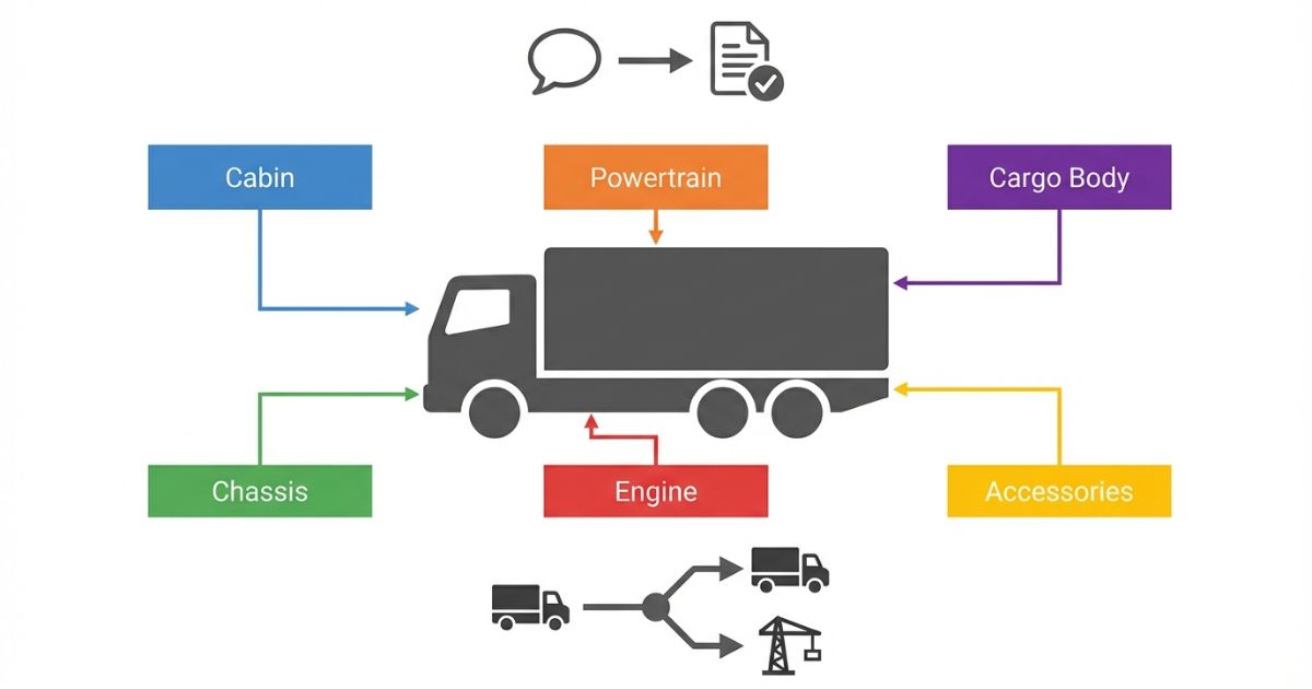 部品名称を構造別に整理し通称と正式名称の使い分けを示す図解