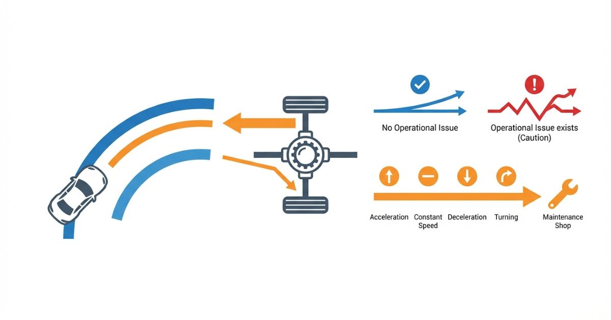 デフの役割と運行判断の流れを示す文字なし図解