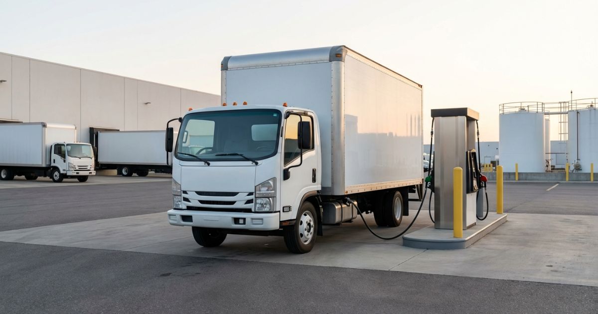 トラック燃費と燃料コストを意識した運用イメージの写真