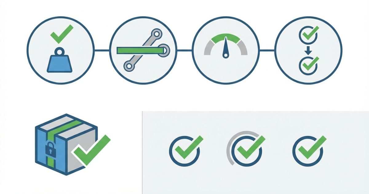 ラッシングベルトの安全ルールと判断軸を整理した図解
