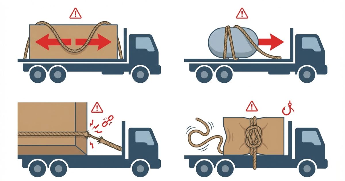 結束で起きやすい失敗例とリスクを示す図解