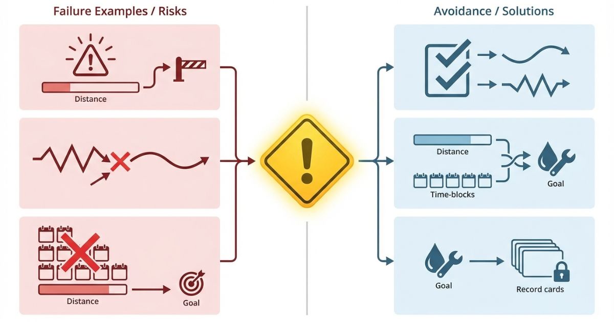 距離だけで判断して交換遅れになる失敗例と回避策の文字なし図解