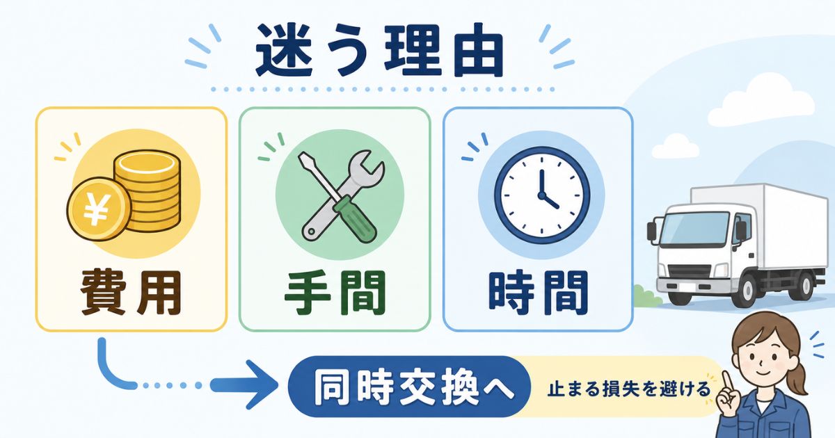 オイルフィルター交換で費用や手間に迷う理由を整理した図解
