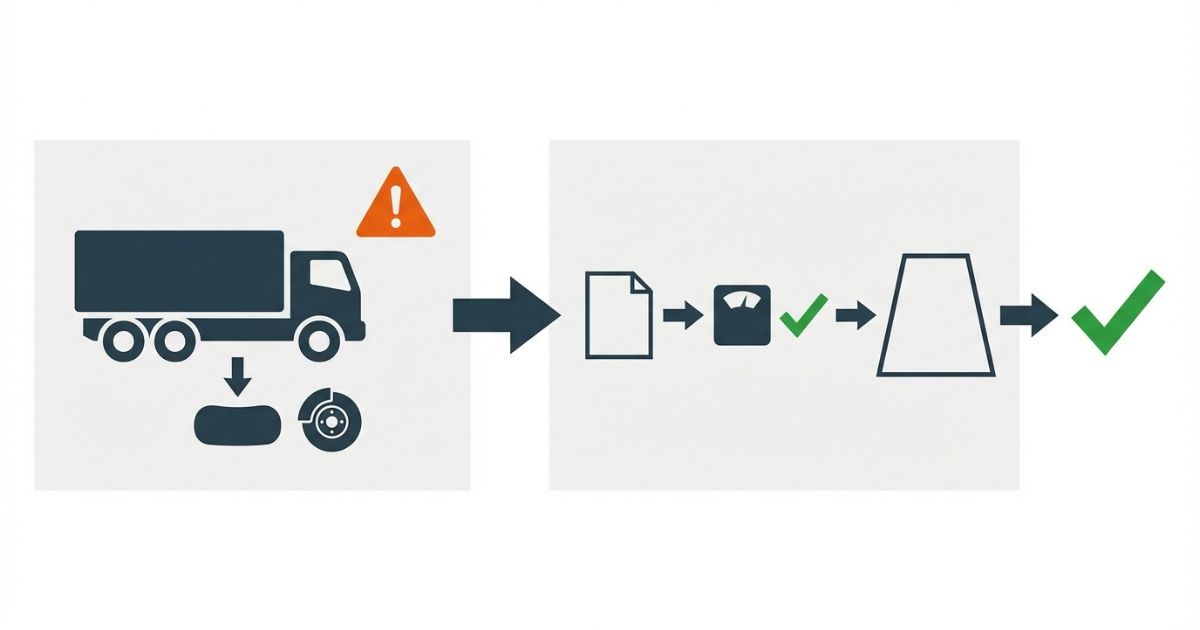 危険察知→数値確認→必要なら計量という2段階の判断フローを示す図解