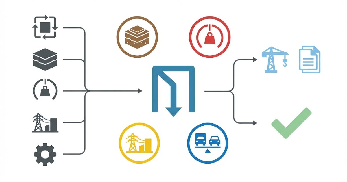 失敗事例と同じ条件の有無で不向きを線引きする判断軸を示す文字なし図解
